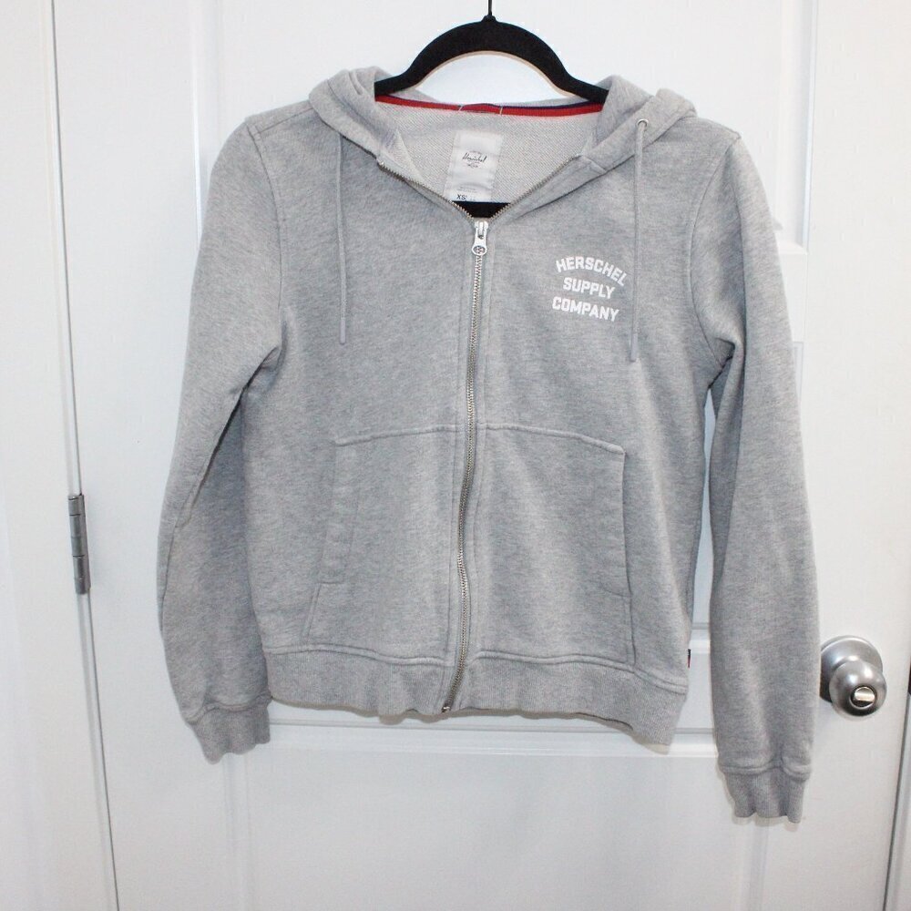 3 for $30 Herschel XS Grey Zip Hoodie